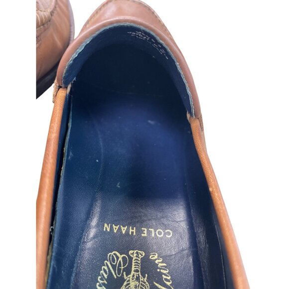 Cole Haan Pinch Mens Brown Leather Maine Classic slip Loafers Sz 9M SKU 9573 - Picture 7 of 16